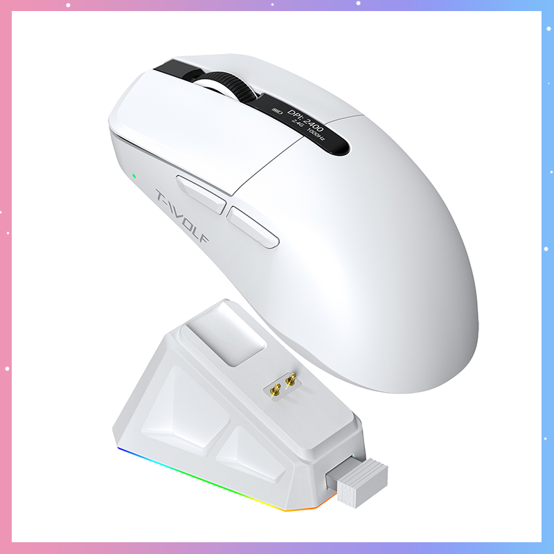 Laptop Mouse - Souris de jeu sans fil T-Wolf