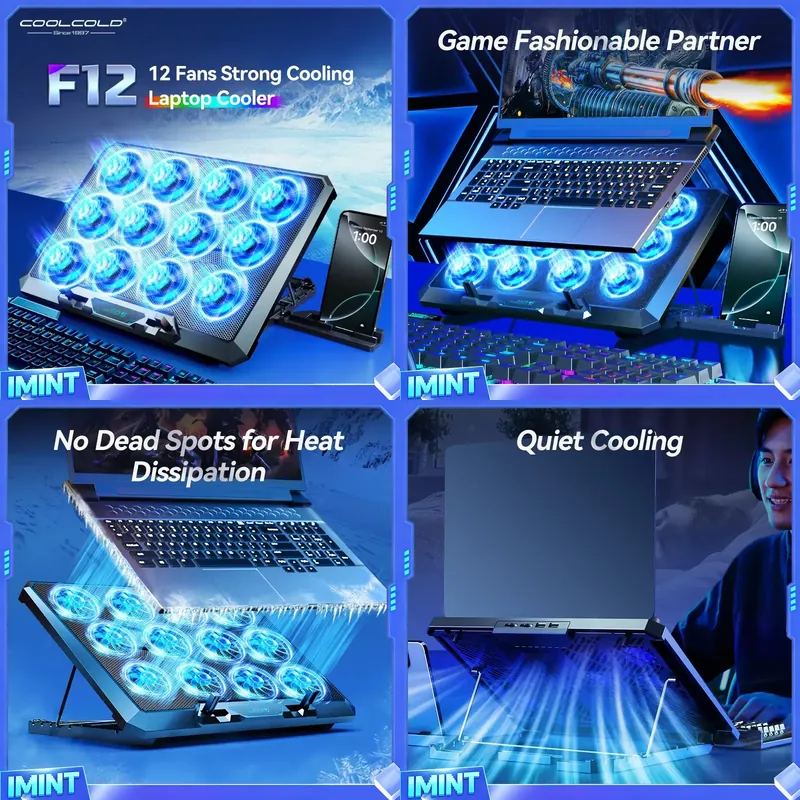 Laptop Cooling Pad - Support de refroidissement pour ordinateur portable