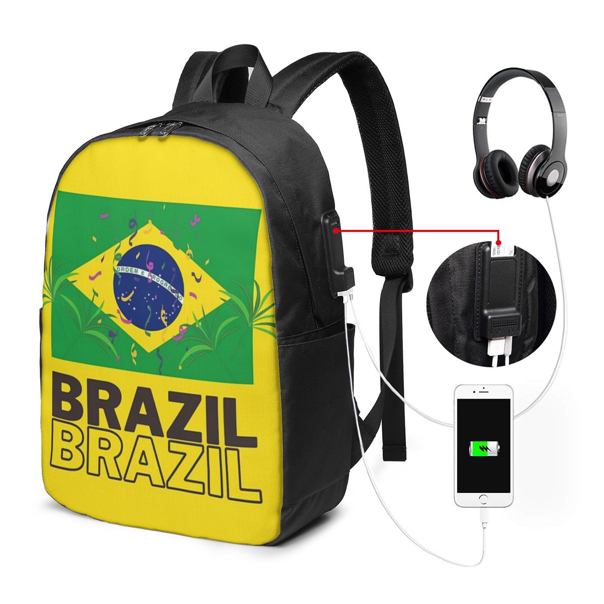 Laptop Bag - Sac à dos avec drapeau national
