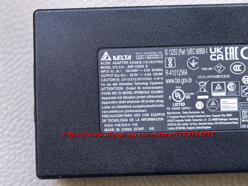 Adaptateur AC/DC DELTA ADP-120 - Laptop Charger avis et prix