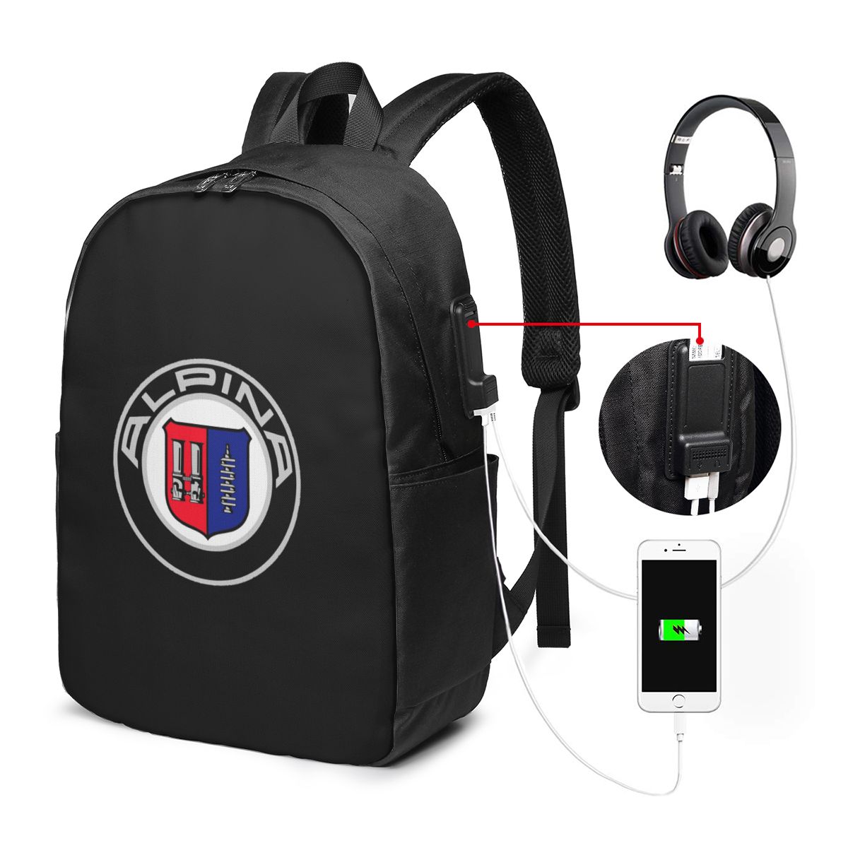 Alpina - Sac à dos avec logo d - Laptop Bag avis et prix