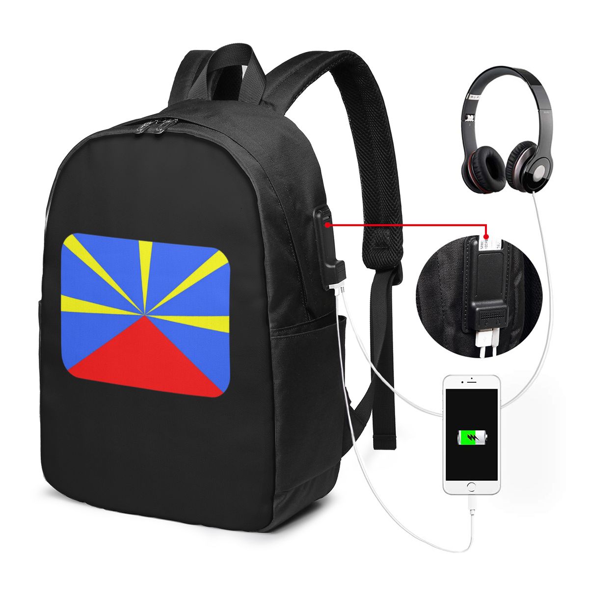 Sac à dos avec drapeau de l'îl - Laptop Bag avis et prix