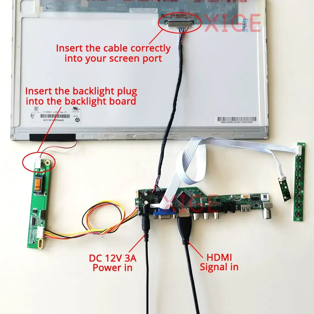 Kit de carte de contrôle d'écr - Hdmi Cable avis et prix